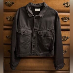 LEMAIRE Brown Trucker Jacket size 50